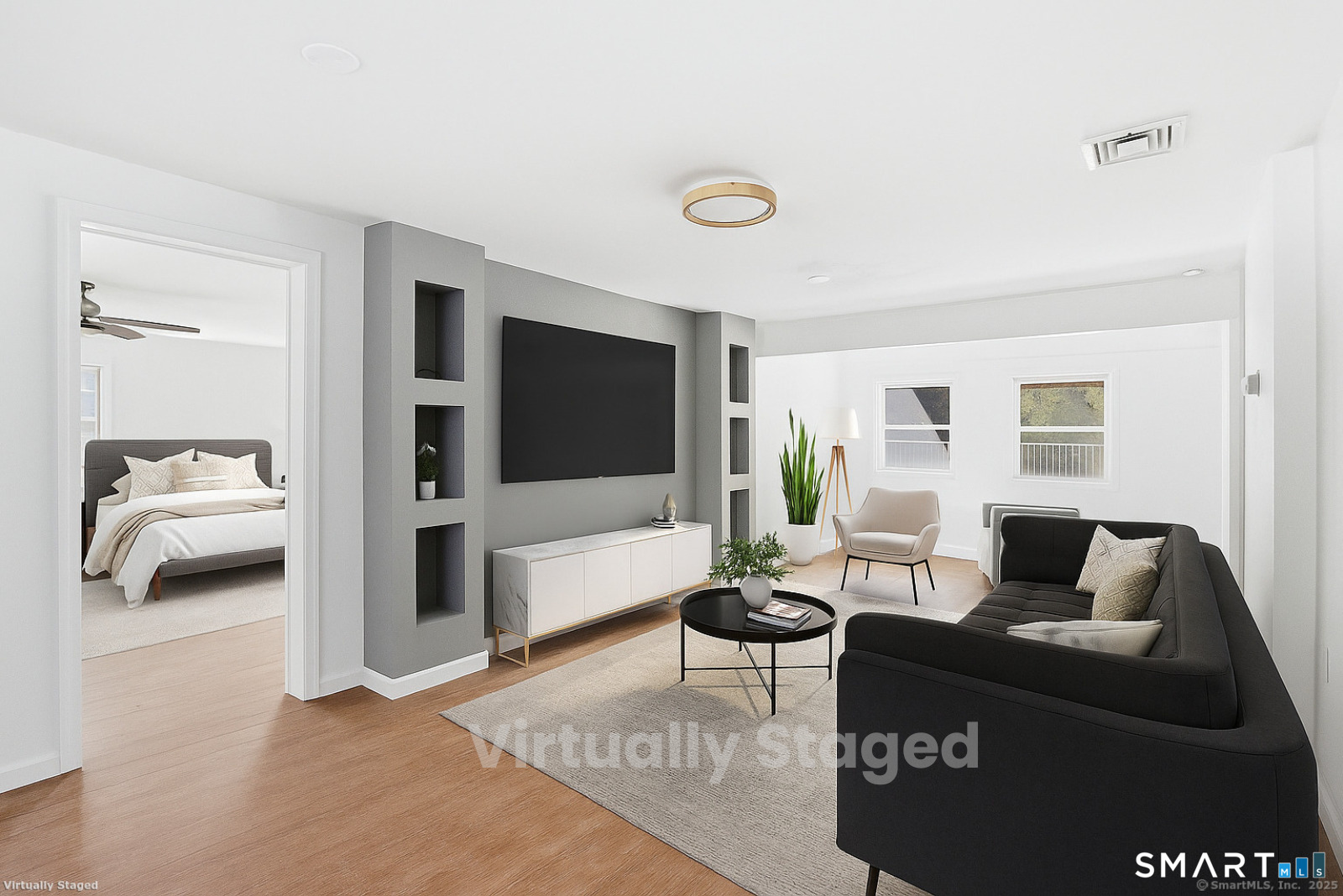 18 Pautipaug Hill Road Baltic, CT 06330 - Photo 10 of 35 a living room with furniture and a flat screen tv