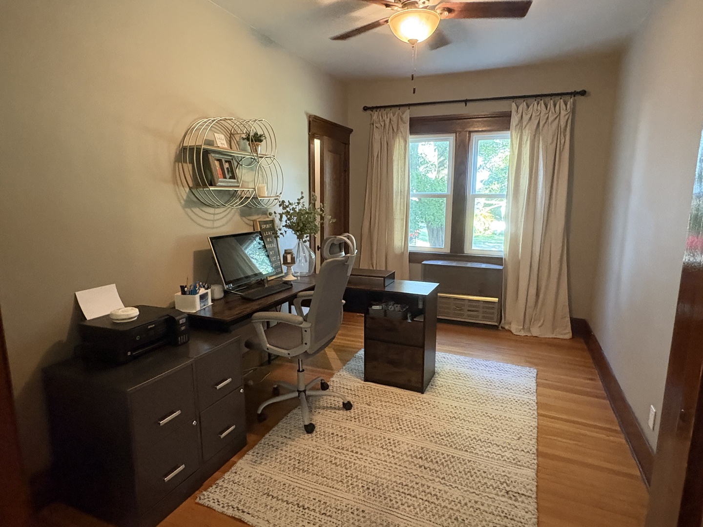 2306 Beach Road Ashton, IL 61006 - Photo 21 of 56 a view of a workspace with furniture and a window