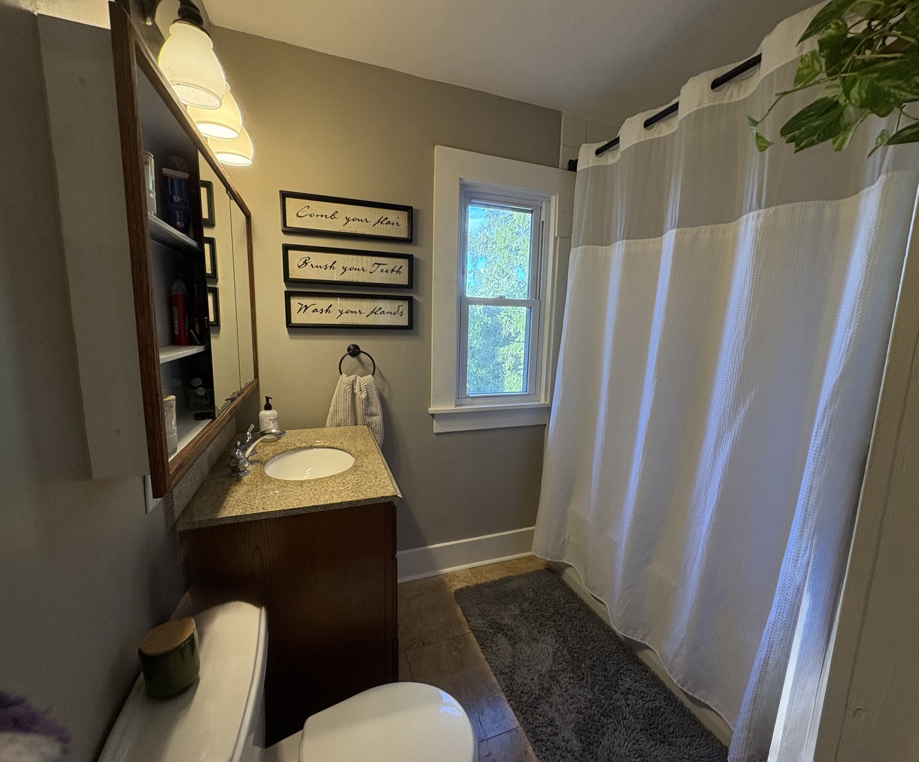 2306 Beach Road Ashton, IL 61006 - Photo 26 of 56 a bathroom with a sink toilet and shower