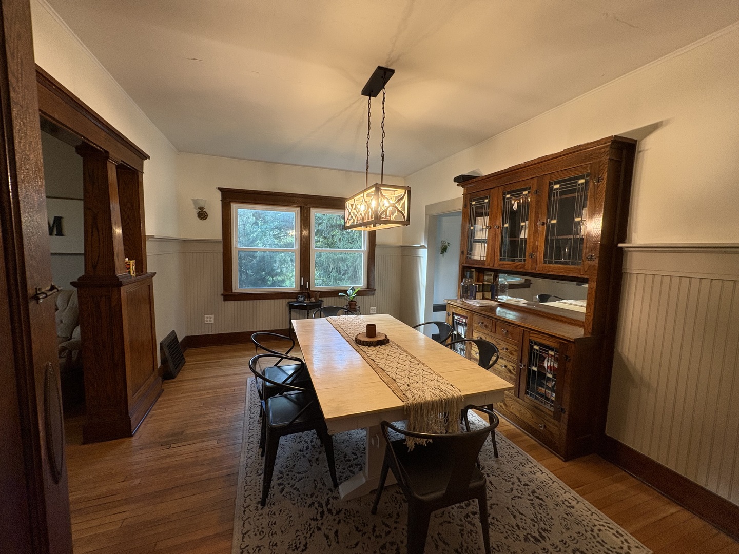 2306 Beach Road Ashton, IL 61006 - Photo 7 of 56 a view of a dining room with furniture window and wooden floor