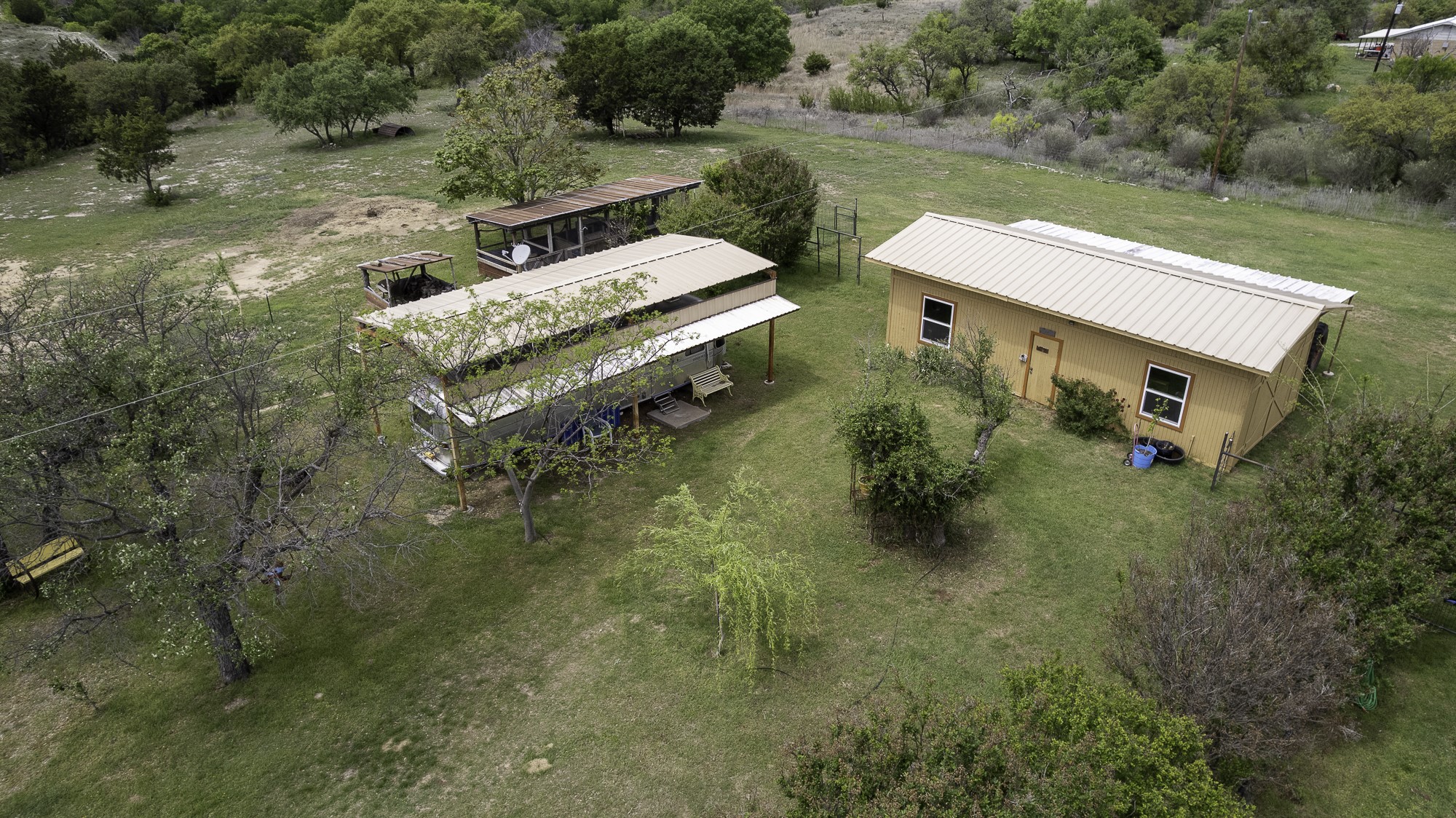 525 Jack Rabbit Circle Zephyr, TX 76890 - Photo 17 of 37 an aerial view of a house with pool table and chairs