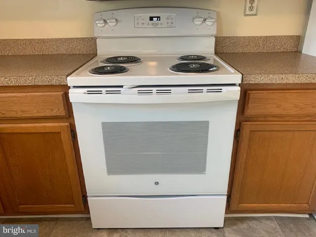 a close view of washer and dryer