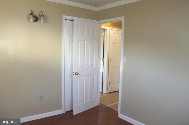 a view of a bathroom with closet