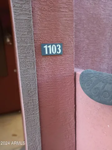 a brick building with a sink