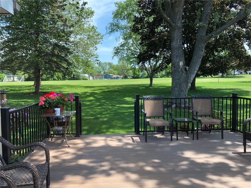 26 Misty Pine Road Perinton, NY 14450 - Photo 33 of 38 Trex Deck w/ pillar lights