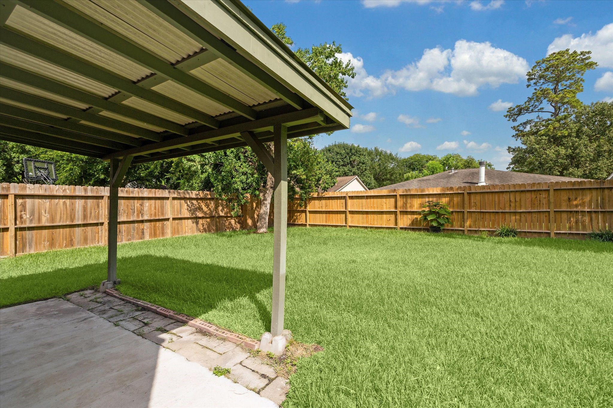 4226 Mossygate Drive Spring, TX 77373 - Photo 16 of 16 a view of backyard with green space