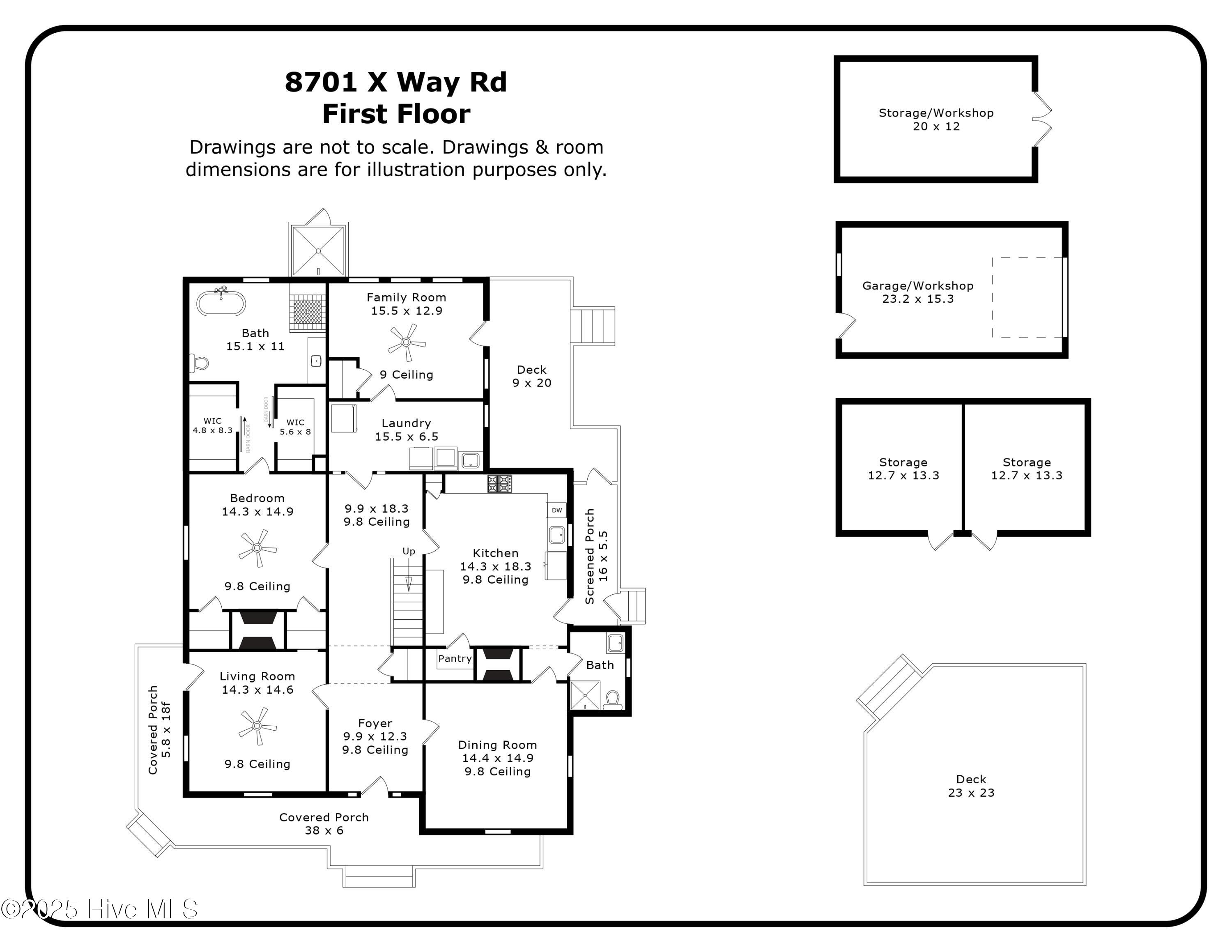 8701 X Way Road Gibson, NC 28343 - Photo 56 of 97 8701 X Way Rd_First Floor