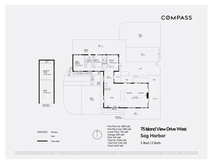 $2,995,000 | 75 Island View Drive West, Sag Harbor, NY 11963