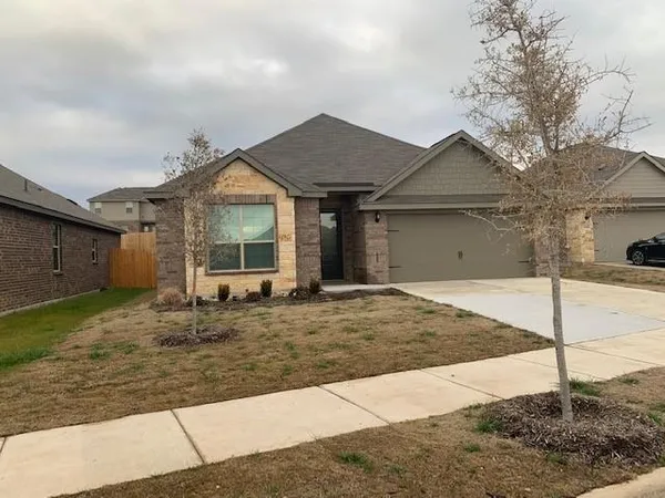 a front view of a house with entertaining space