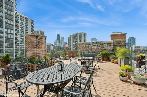 a picture of outdoor space with seating area