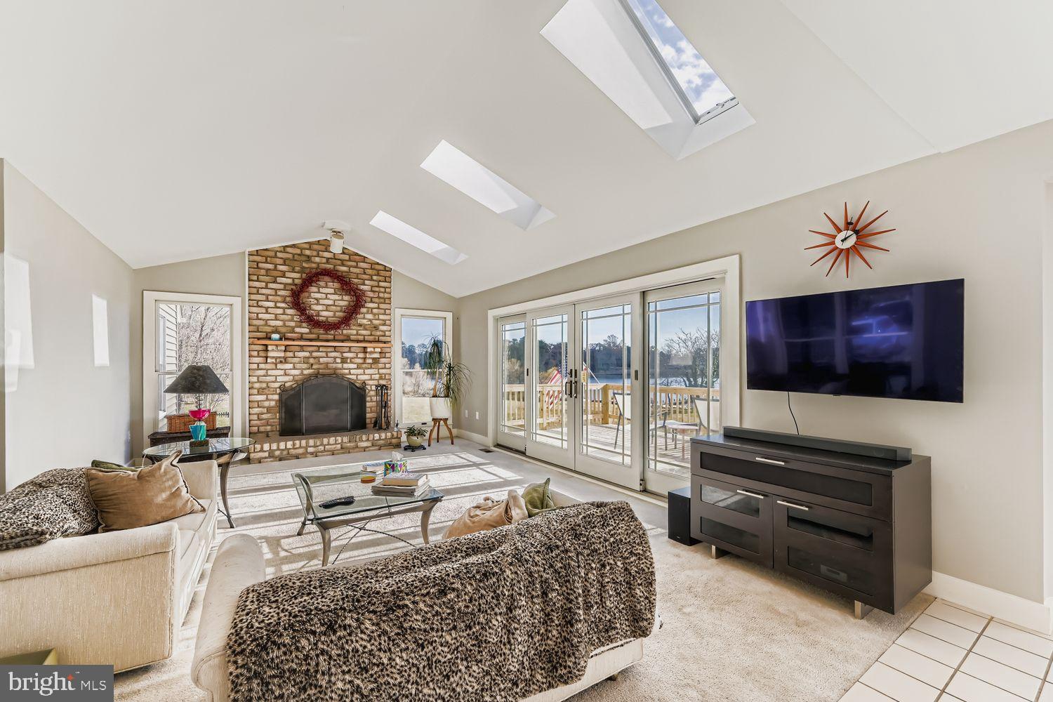 1419 Pond Ridge Drive Pasadena, MD 21122 - Photo 14 of 49 Bright and airy living space with skylights.