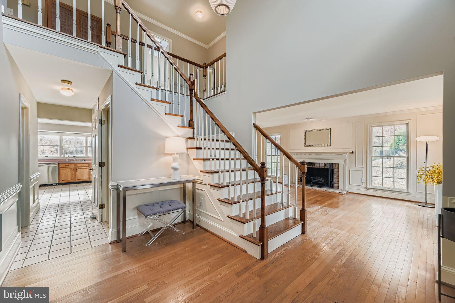 1419 Pond Ridge Drive Pasadena, MD 21122 - Photo 4 of 49 Elegant foyer with sweeping staircase.