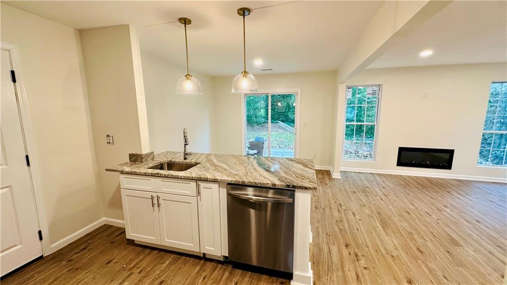 3428 Chapel Park Drive Decatur, GA 30034 - Photo 2 of 35 a kitchen with a sink and wooden floor