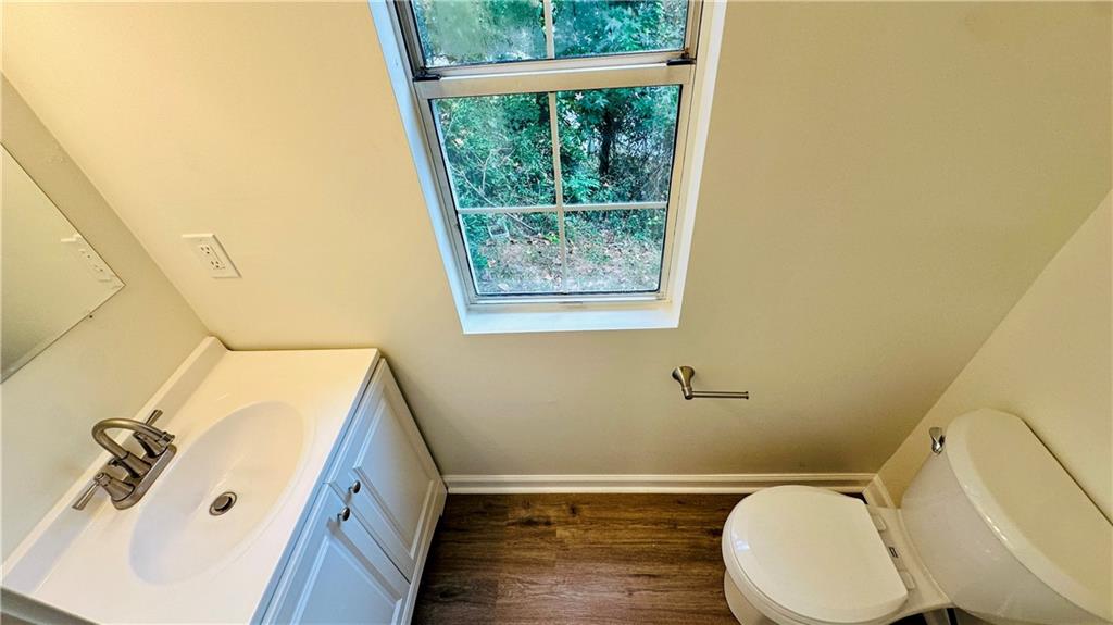 3428 Chapel Park Drive Decatur, GA 30034 - Photo 27 of 35 a bathroom with a sink a toilet and tub
