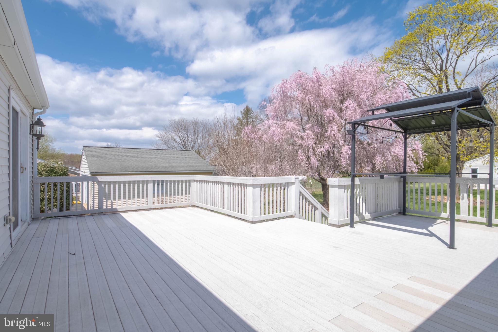 1909 Nelson Mill Road Jarrettsville, MD 21084 - Photo 17 of 65 Serene deck with blooming trees