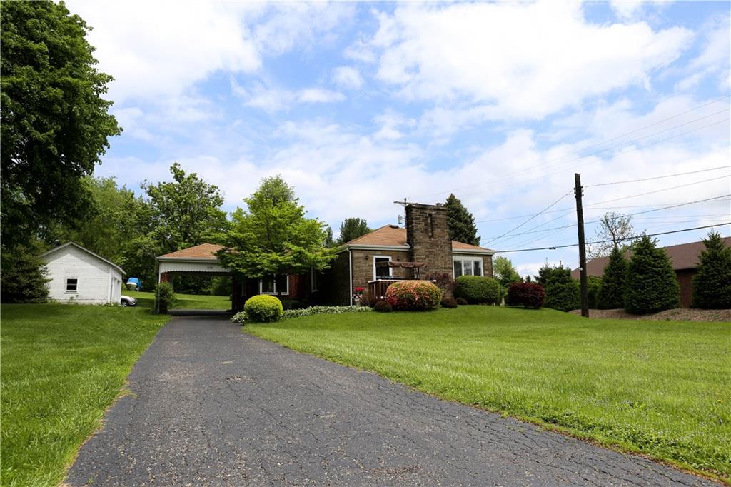 1150 Dutch Ridge Road Beaver, PA 15009 - Photo 5 of 22 View of the front of the house and front yard and driveway from Dutch Ridge Road