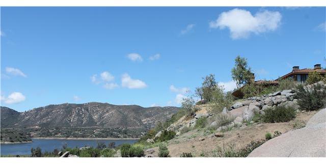 3667 Purer Road Escondido, CA 92029 - Photo 19 of 24 A VIEW OF THE LAKE FROM THE BACK SIDE OF THE PROPERTY. (See the homes' rooftop in the upper right hand corner)