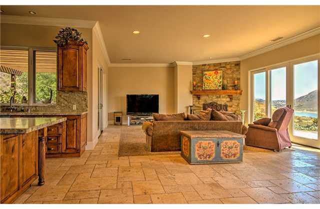 3667 Purer Road Escondido, CA 92029 - Photo 7 of 24 VIEWS ON ALL SIDES OF THE LARGE FAMILY ROOM. THIS PARTICULAR VIEW SHOWS THE BACK SIDE OF LAKE HODGES.