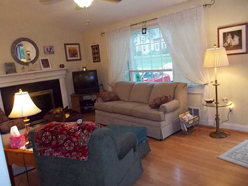 Living Room. This oversized living room has a fireplace...hook up to gas and get ready for the holidays!