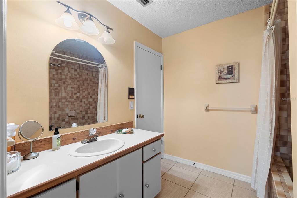 920 Shady Branch Trail DeLand, FL 32724 - Photo 37 of 46 a bathroom with a sink and a mirror