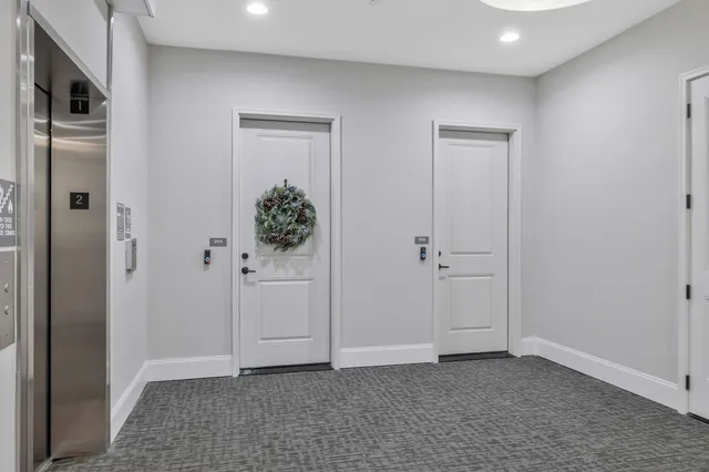 a view of empty room