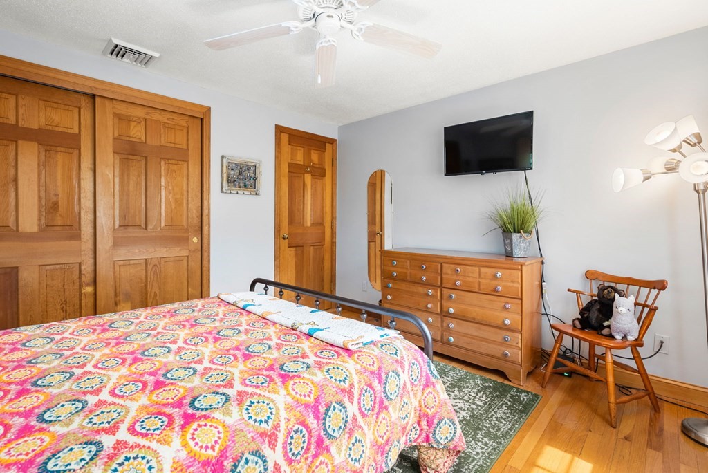 575 Piper Road West Springfield, MA 01089 - Photo 19 of 40 a bedroom with a bed and a flat screen tv