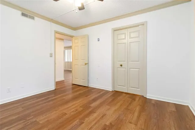 wooden floor in an empty room