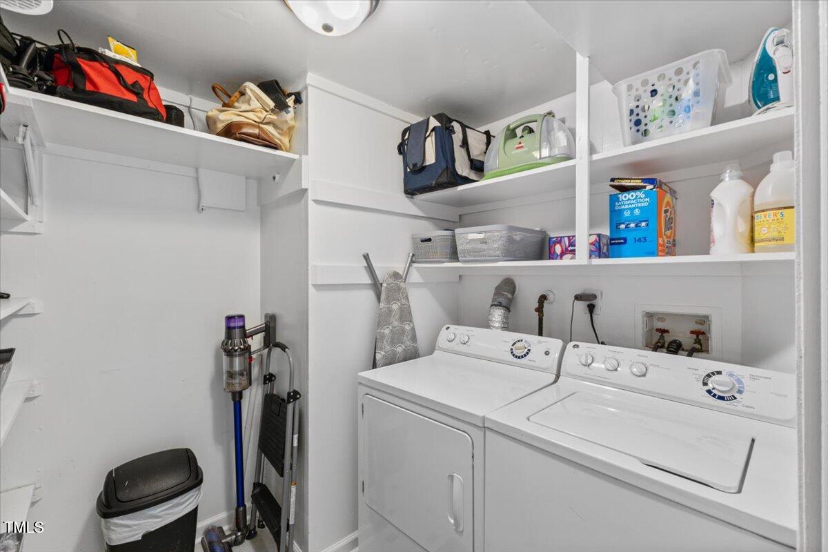3425 Brentwood Road Raleigh, NC 27604 - Photo 39 of 51 a utility room with dryer and washer