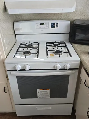 a close view of stove top oven