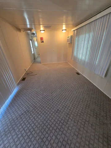 a view of hallway with stairs