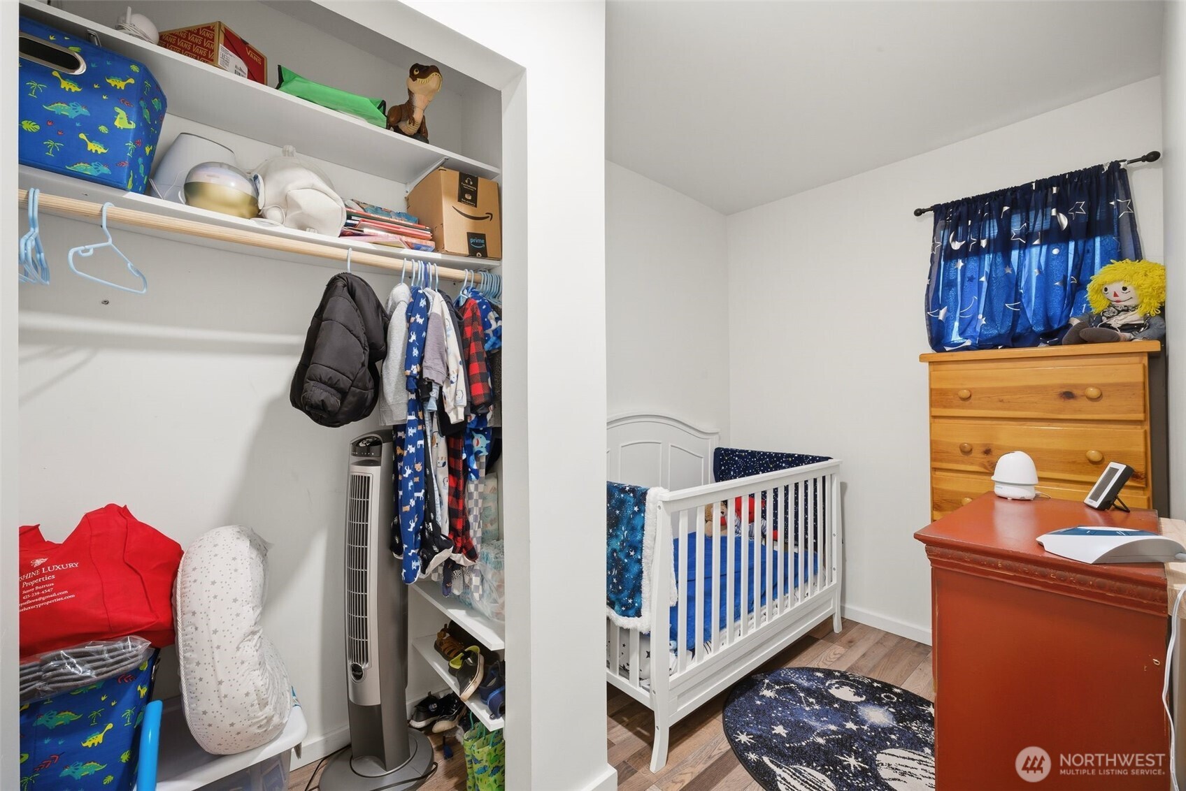 701 Jennings Street Sedro-Woolley, WA 98284 - Photo 28 of 40 a view of walk in closet with clothes and shoes