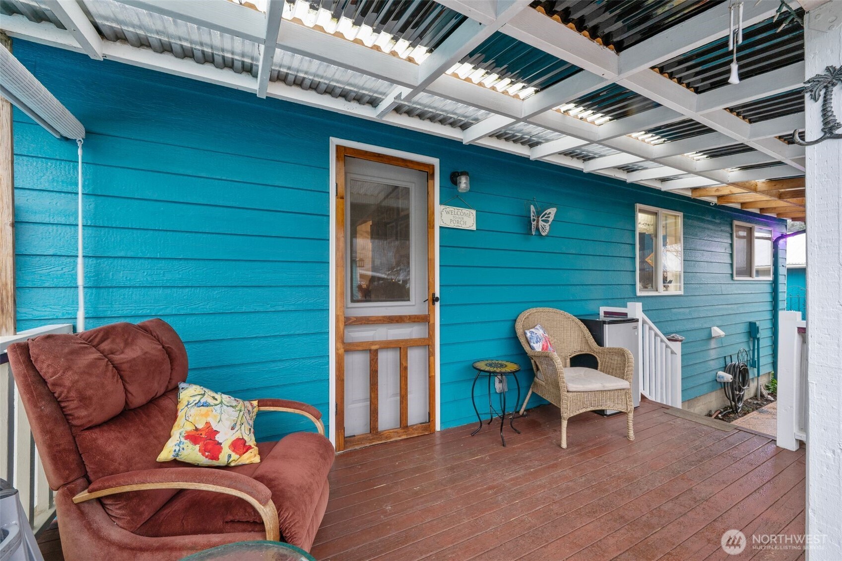 701 Jennings Street Sedro-Woolley, WA 98284 - Photo 34 of 40 a outdoor living space with furniture and a fireplace