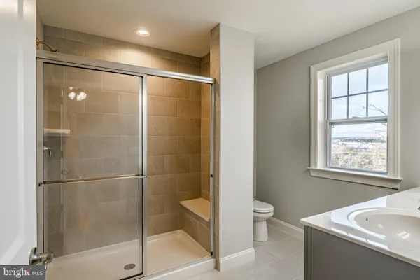 a view of small space with racks on the wall