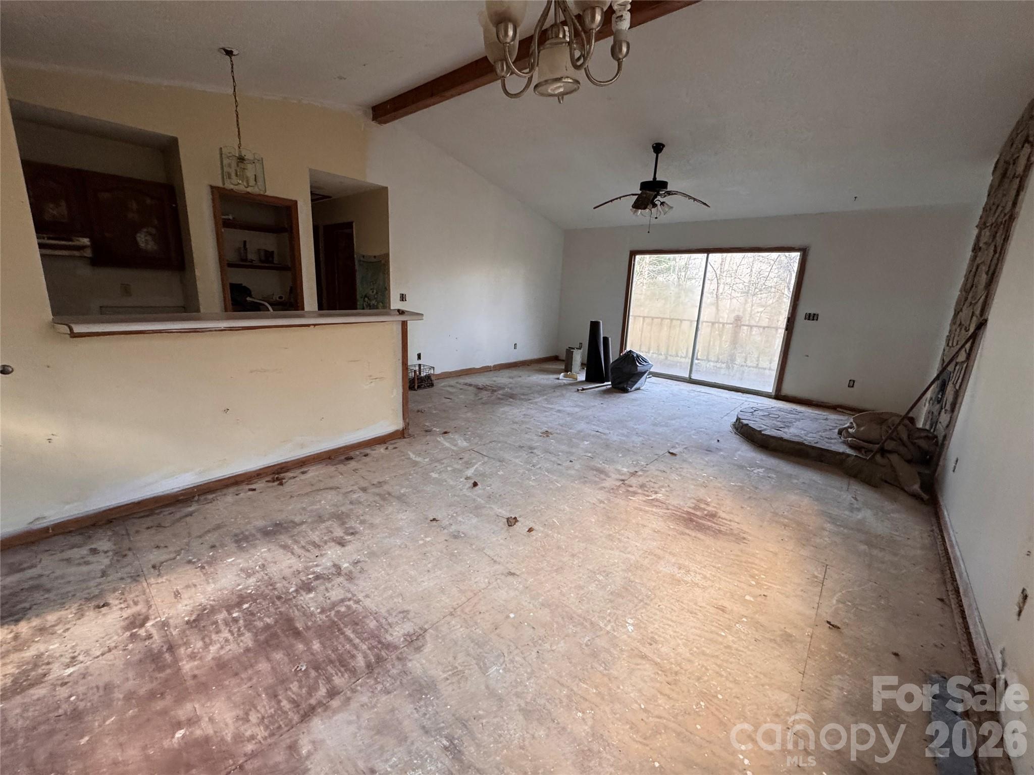 330 The Road, Unit 20 Robbinsville, NC 28771 - Photo 6 of 12 a view of a livingroom with a fireplace