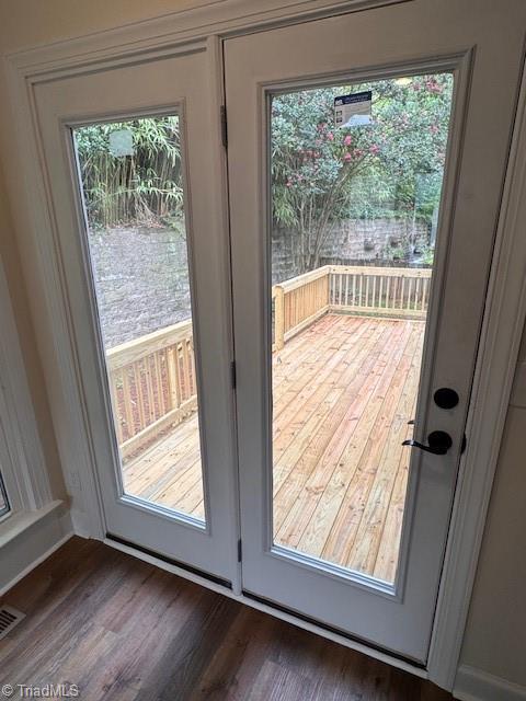 1247 Stadler Ridge Road Winston-Salem, NC 27106 - Photo 6 of 32 Deck view from Living Room