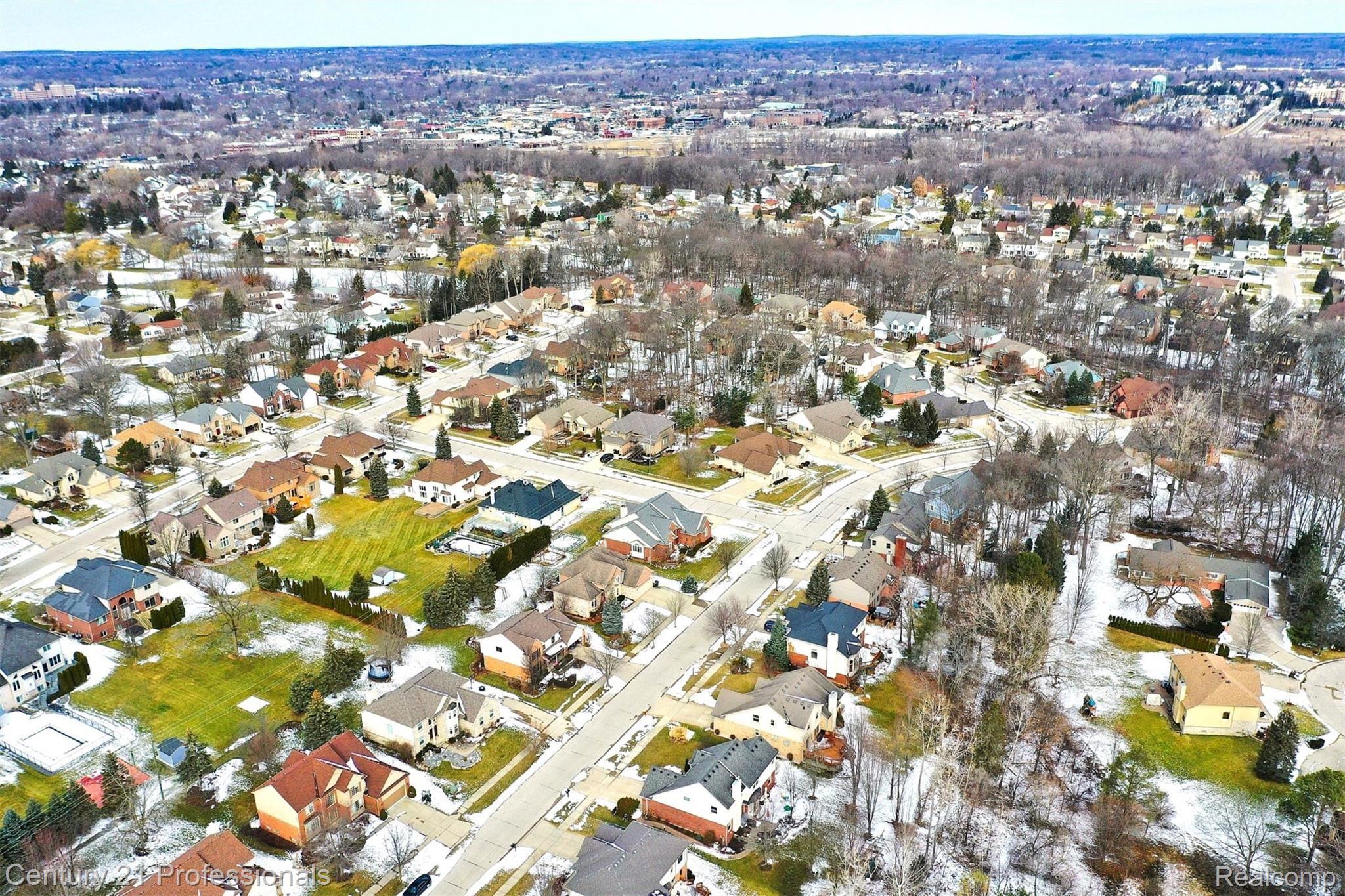889 Rambling Drive Rochester, MI 48307 - Photo 42 of 45 45-Aerial-View-V.jpg