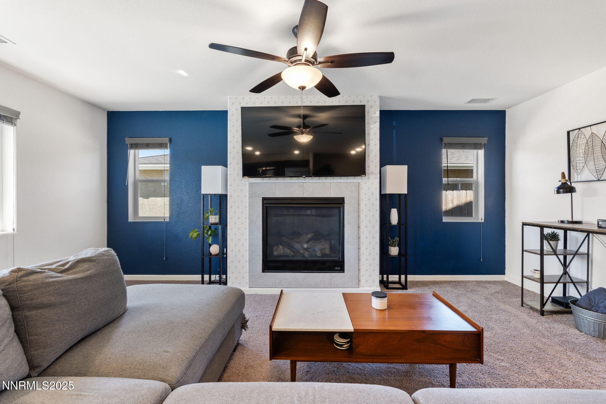 673 Mcgill Drive Reno, NV 89506 - Photo 17 of 34 a living room with furniture and a fireplace
