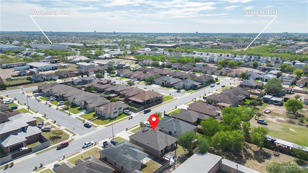 503 Northern Dancer Avenue Edinburg, TX 78539 - Photo 24 of 34 an aerial view of a city with lots of residential buildings