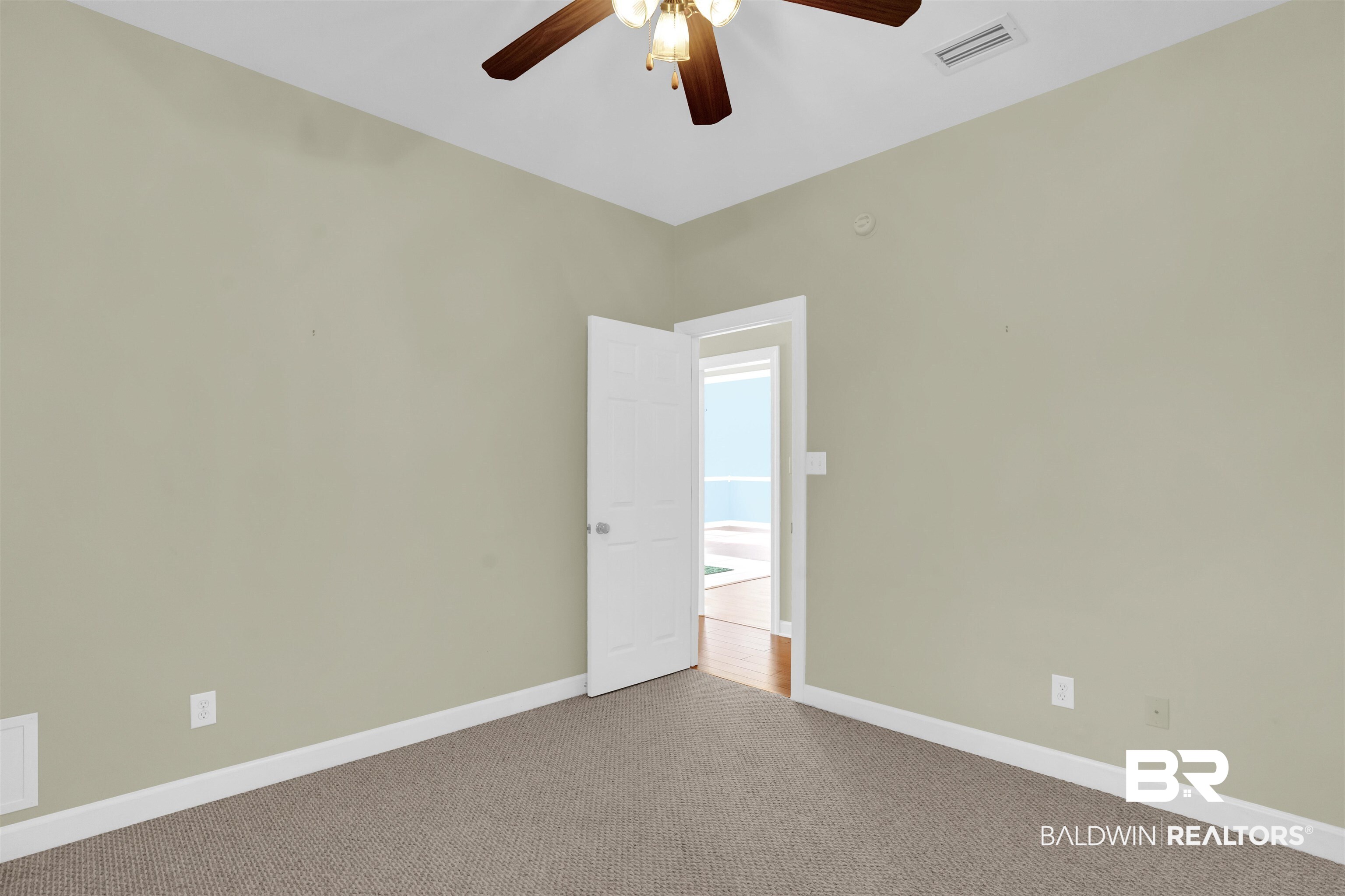 100 Conti Court Fairhope, AL 36532 - Photo 43 of 54 Empty room with carpet floors and ceiling fan