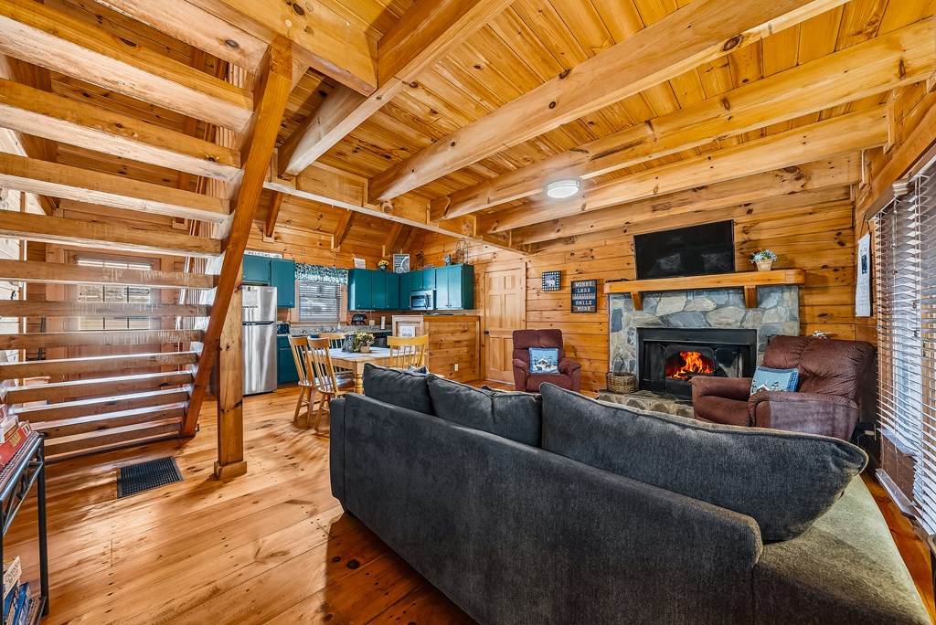 2136 Hines Gap Road Warm Springs, GA 31830 - Photo 15 of 63 a living room with furniture and a fireplace