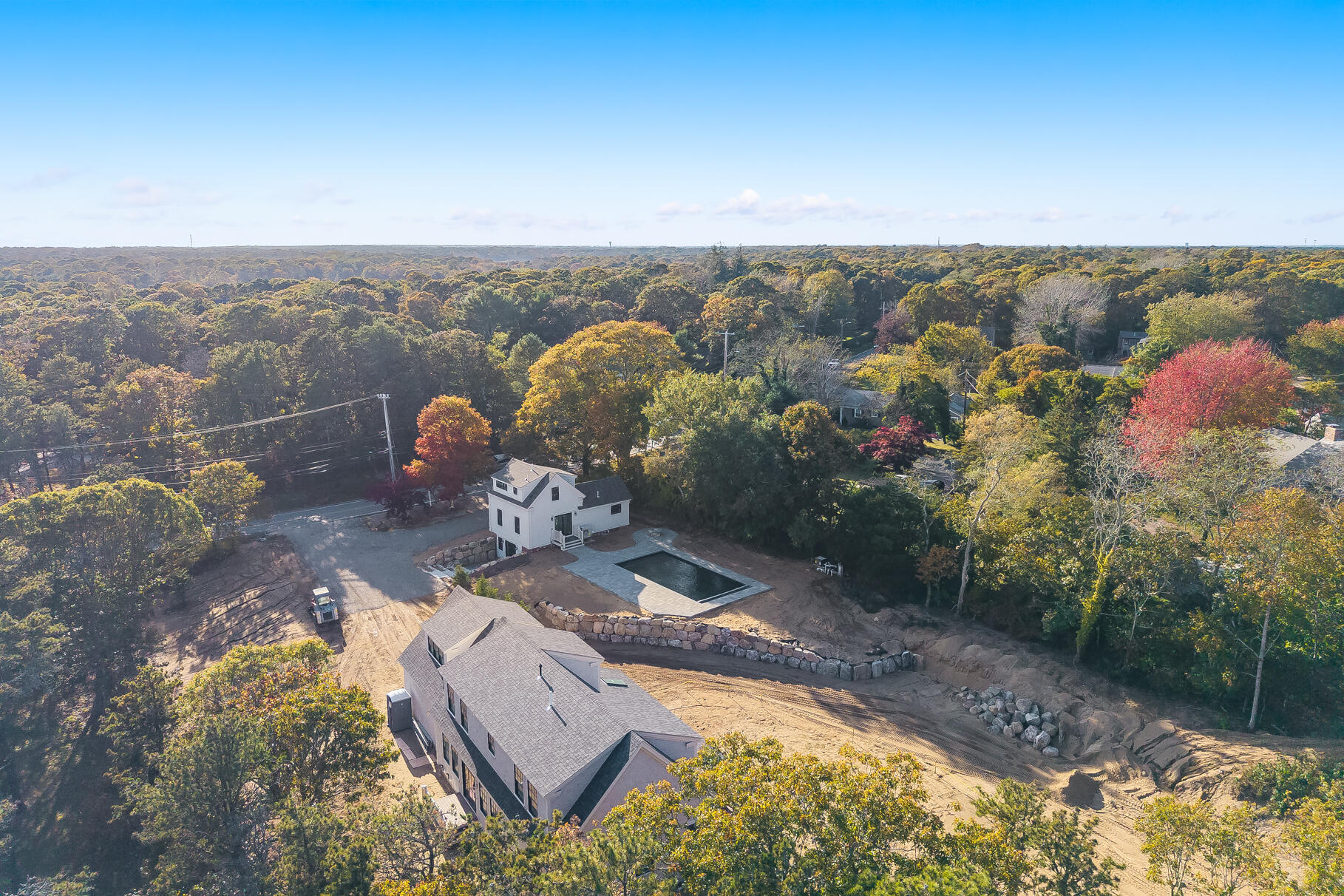 106-108 Chatham Road Harwich, MA 02645 - Photo 29 of 30 an aerial view of a house with a yard