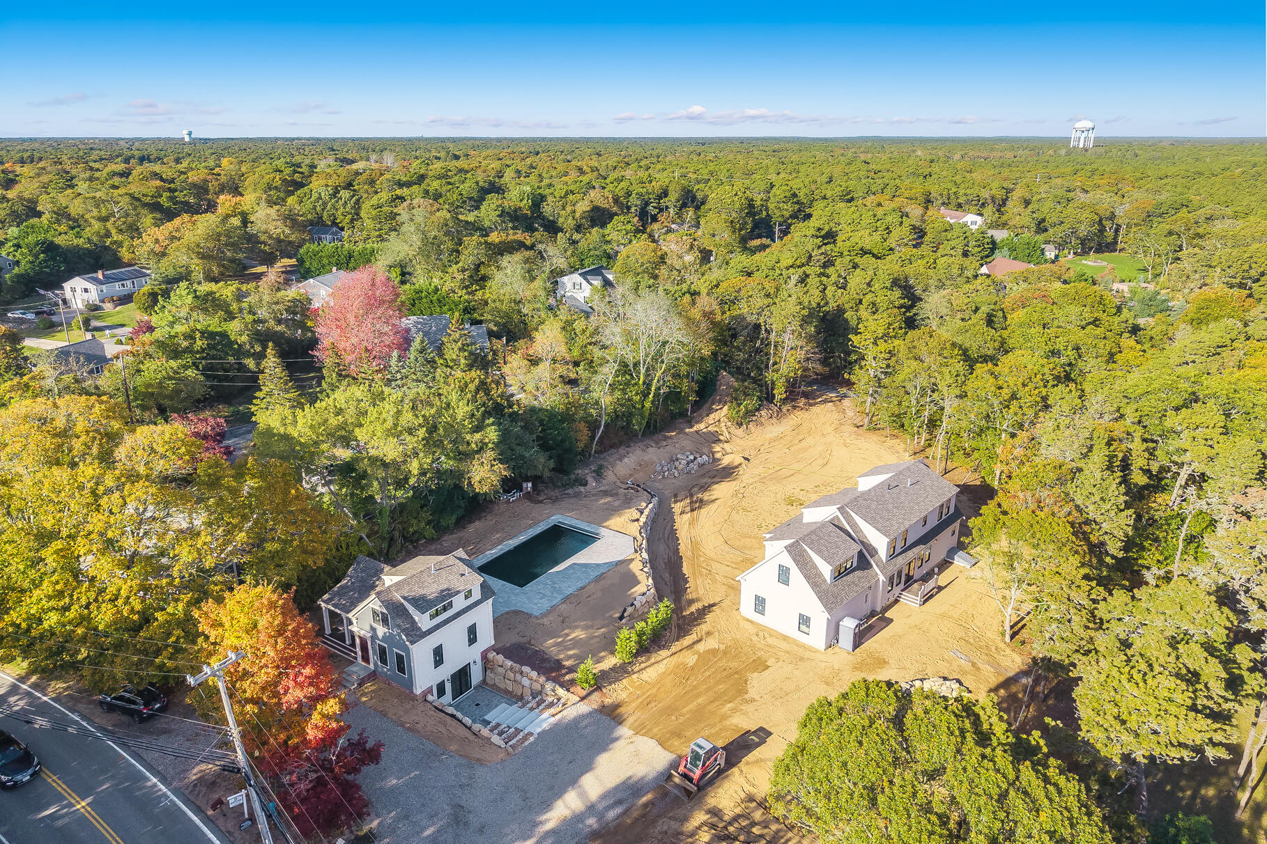 106-108 Chatham Road Harwich, MA 02645 - Photo 4 of 30 an aerial view of residential houses with outdoor space