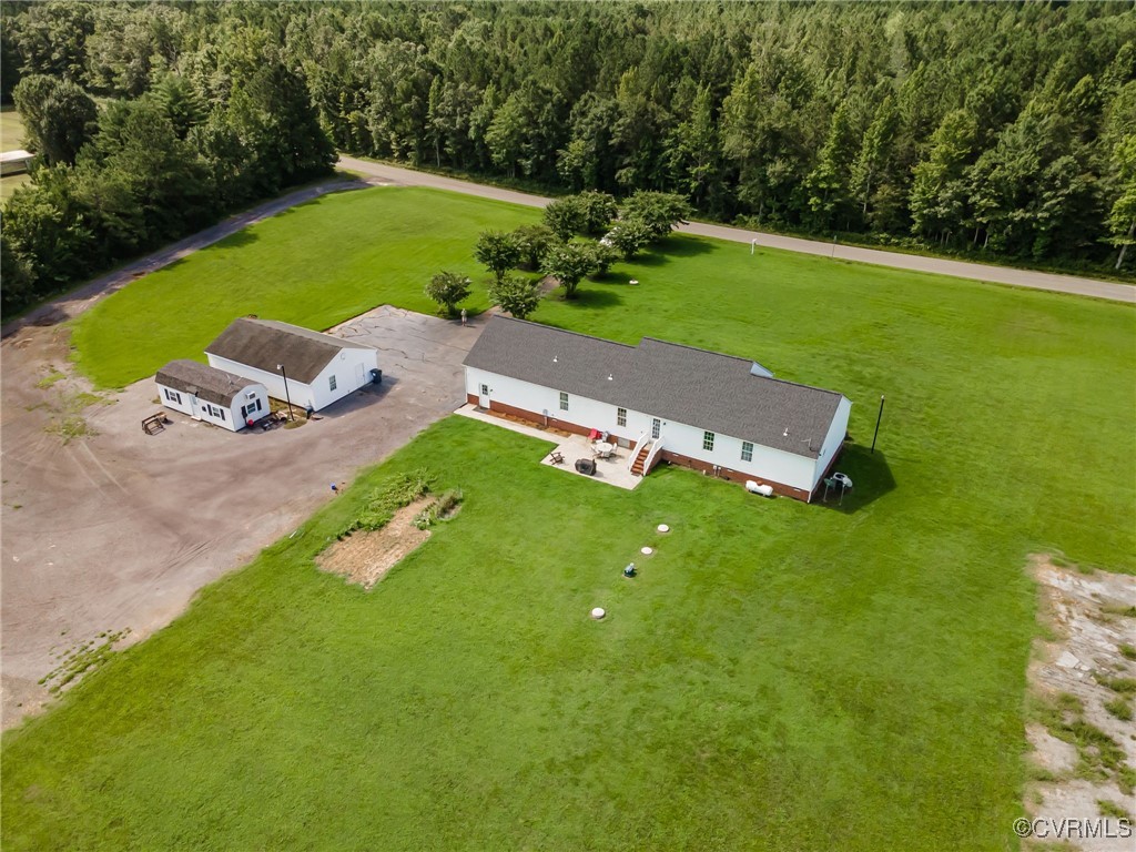 28312 Butler Branch Road Petersburg, VA 23805 - Photo 29 of 33 an aerial view of a house with a garden