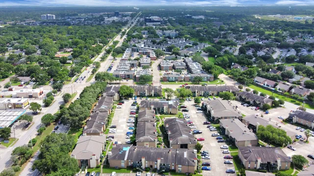 an aerial view of city