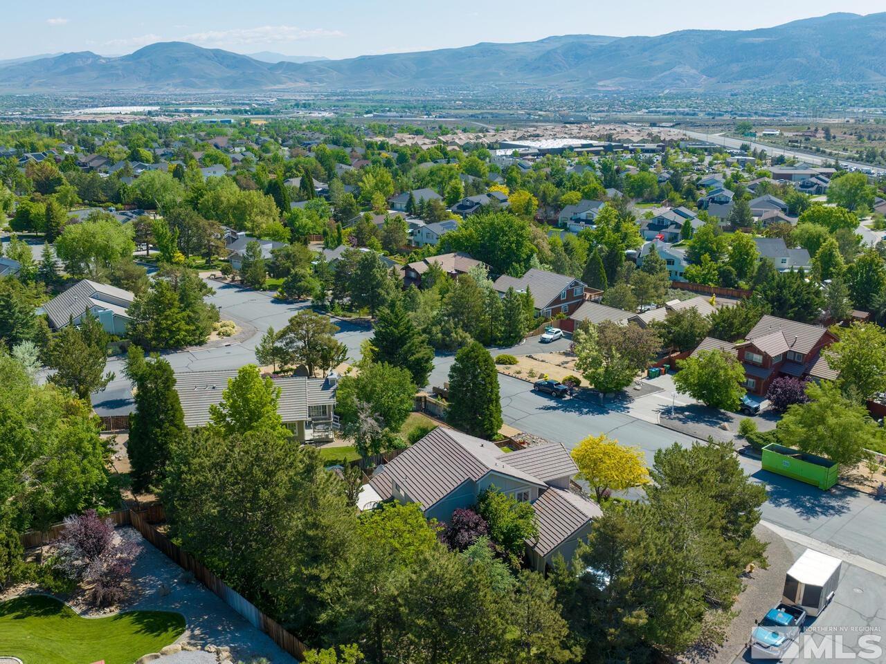 14555 Sundance Drive Reno, NV 89511 - Photo 39 of 40 an aerial view of residential house with outdoor space