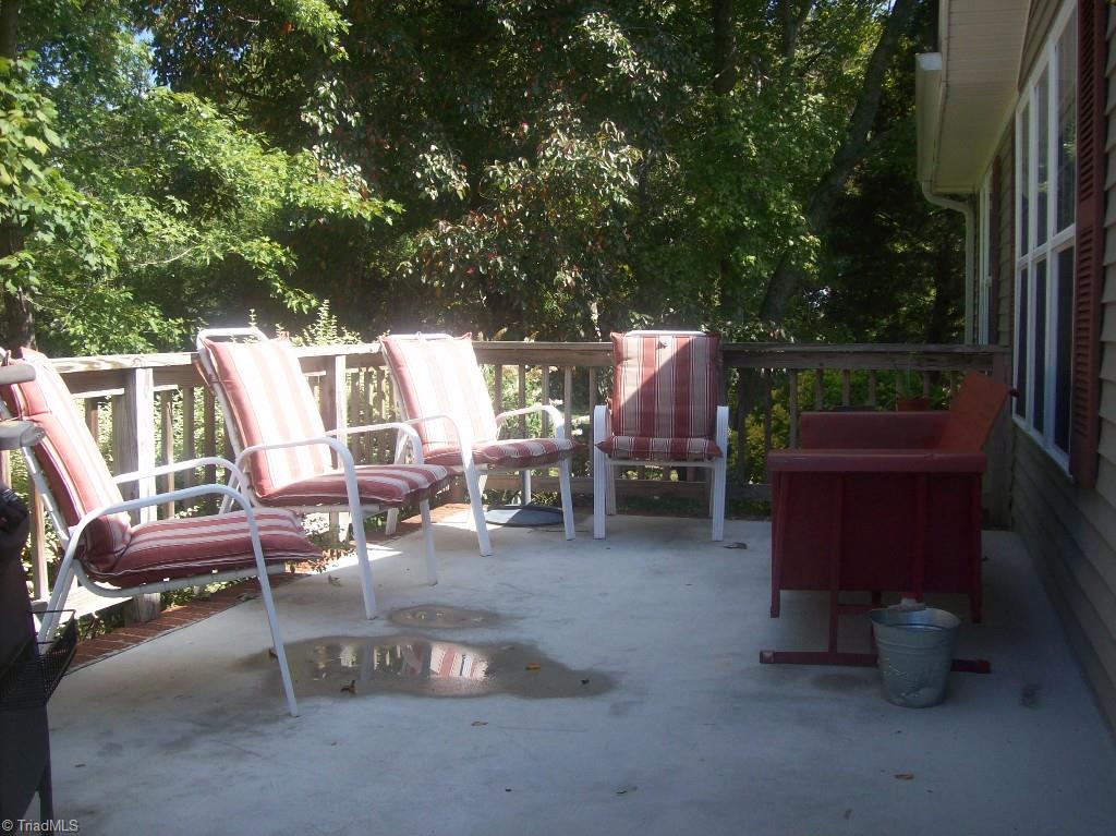 168 Reece Road Winston-Salem, NC 27107 - Photo 5 of 23 Front Patio with room for entertaining.