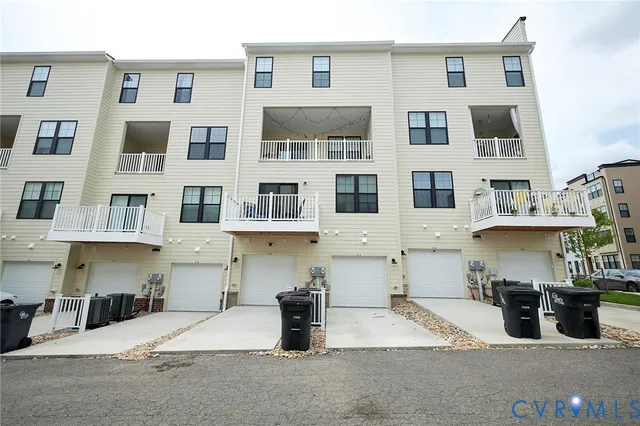 a view of building with many windows