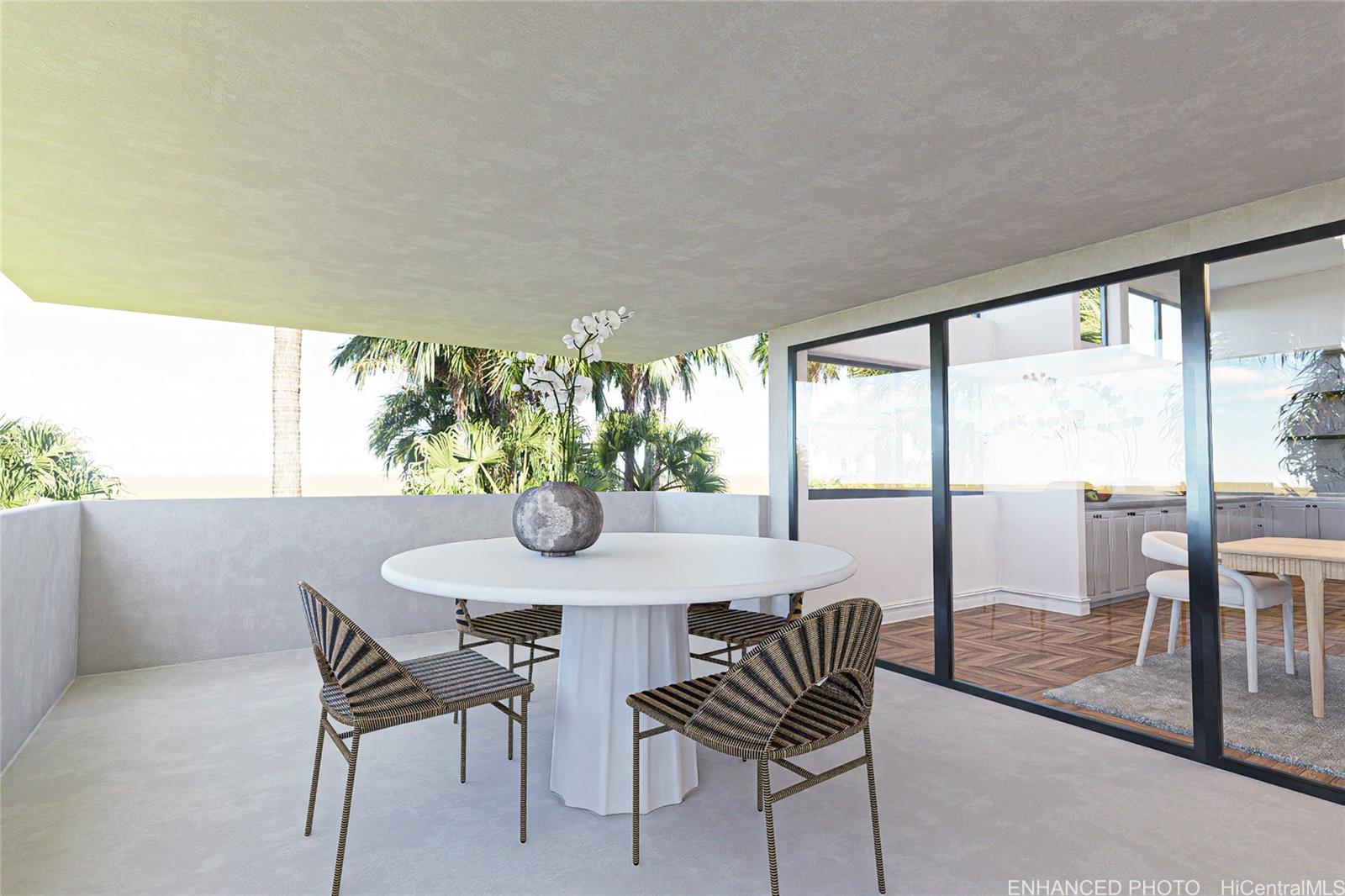 3242 Pelekane Drive Honolulu, HI 96817 - Photo 16 of 25 a view of a dining room with furniture window and outside view