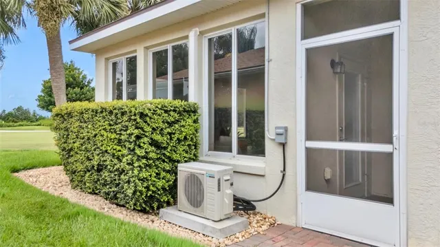 a view of a backyard with plants
