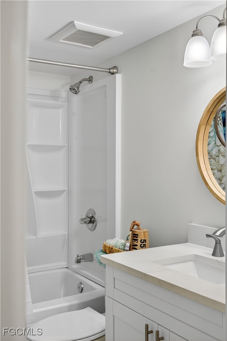 200 Lenell Road, Unit 214 Fort Myers Beach, FL 33931 - Photo 26 of 32 a bathroom with a bathtub and a sink